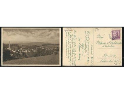 HOSTINNÉ NAD LABEM. Celkový pohled. 1947.