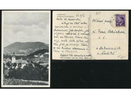 ROŽNOV POD RADHOŠTĚM. 1943.