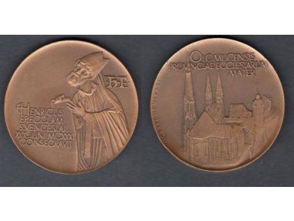 OLOMOUC. 850 let od konsekrace chrámu sv. Václava. 1031 - 1981 Bisk. Jindřich/Zdík.