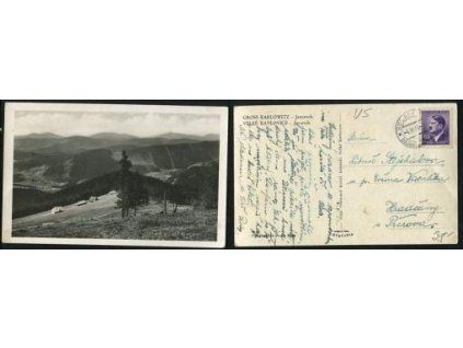VELKÉ KARLOVICE. Javorník. 1944.