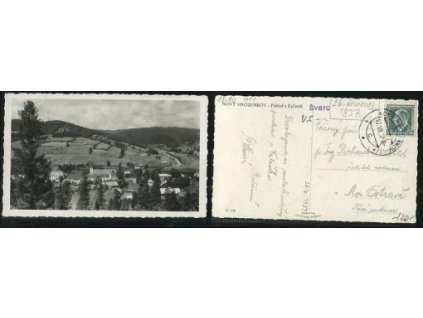 NOVÝ HROZENKOV.L Pohled s Kyčerek. 1937.