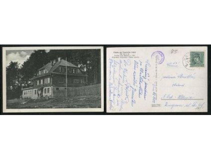 VSETÍN. Chata na Vsackém Cábě. 841 m n.m. 1939.