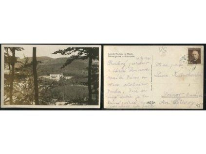 ROŽNOV POD RADHOŠTĚM. Masarykova ozdravovna. 1948.