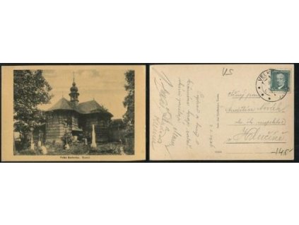 VELKÉ KARLOVICE. Kostel. 1919.