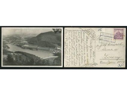 BYSTŘIČKA. Údolní přehrada. 1941.