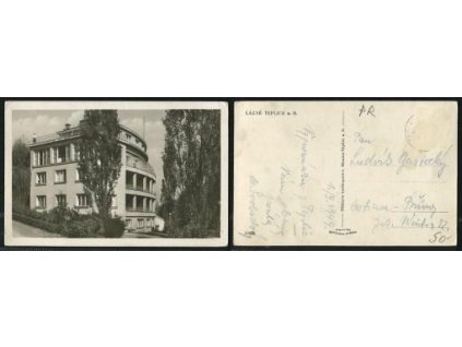 TEPLICE NAD BEČVOU. Lázně. 1949.