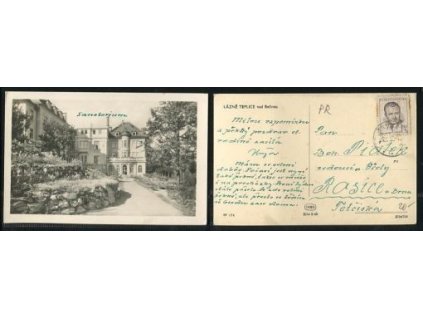 TEPLICE NAD BEČVOU. Lázně. 1950.