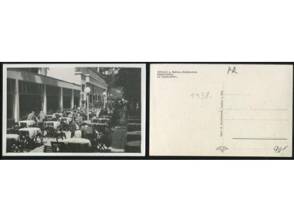TEPLICE NAD BEČVOU. Restaurace. 1938.