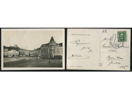 PŘEROV. Masarykovo nám. 1930.