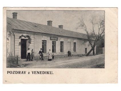 BEROUN. Pozdrav z Venediku. 1919.