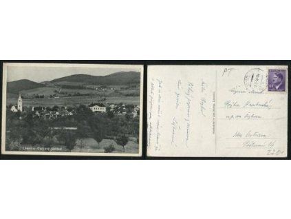 LHENICE. Celkový pohled. 1943.