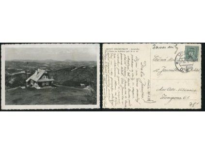 JAVORNÍKY. NOVÝ HROZENKOV. Chata na Kohútce 908 m n. m. 1939.