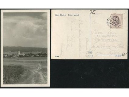 BĚLOHRAD. Lázně. Celkový pohled. 1951.