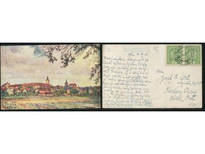 JIČÍN. Celkový pohled. 1918.