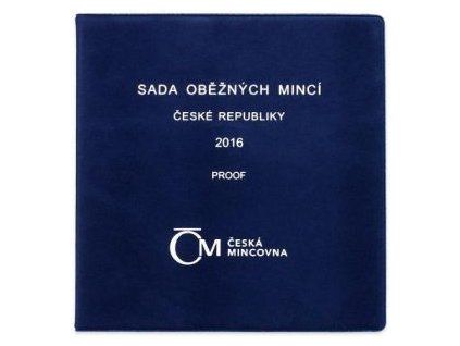 ČESKO. Sada oběžných mincí 2016. PROOF. Semiš.