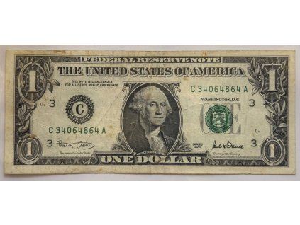 USA. 1 dollar 2001 C.