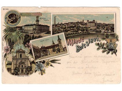 MLADÁ BOLESLAV. 1900. Litografie.