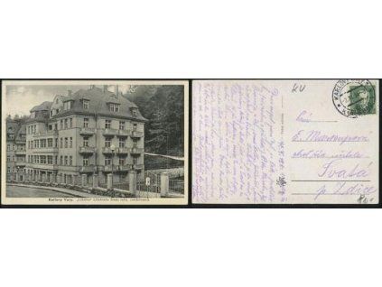KARLOVY VARY. Léčebna. 1934.