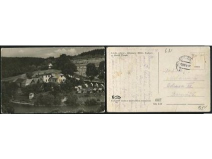 JISTEC. Louka. Zotavovna ROH Radost. p. Horní záhoří. 1954.