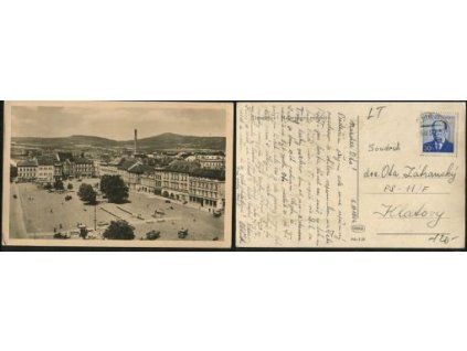 LITOMĚŘICE. Masarykovo náměstí. 1954.