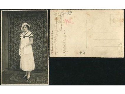 RYCHVALD. Fotoportrét Anna Symerská. 27.6.1933.