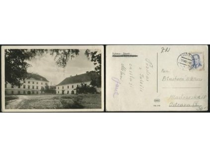 TULEŠICE. zámek. 1954.