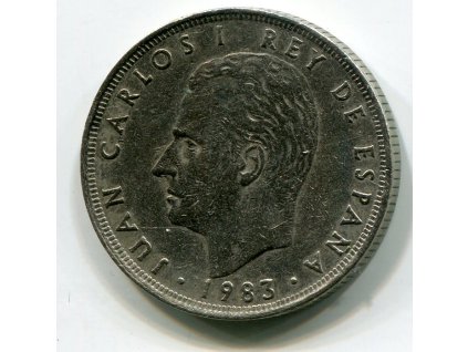 ŠPANĚLSKO. 25 Pesetas 1983. KM-824