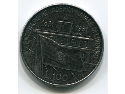 ITÁLIE. 100 lire 1981.