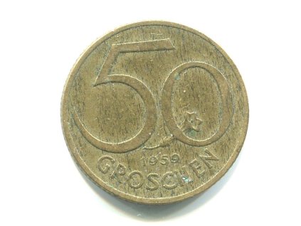RAKOUSKO. 50 groschen 1956.