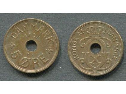 DÁNSKO. 5 öre 1928.