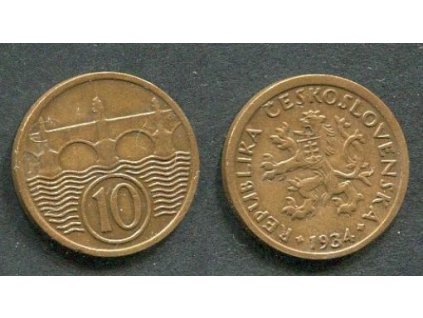 ČESKOSLOVENSKO. 10 haléřů 1934.