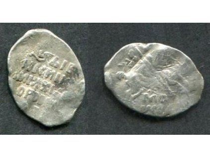 Michail I. Fjodorovič (1613-1645). 1 kopějka. Mincovna Moskva. Ag.