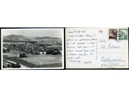 MÍSTEK. Celkový pohled. 1940.