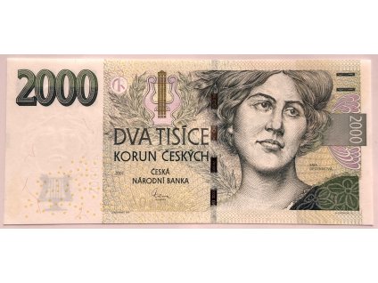 ČESKO. 2000 korun 2007. Série T 30. Hej. CZ 27.