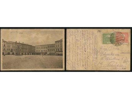 MÍSTEK. Náměstí. 1920.