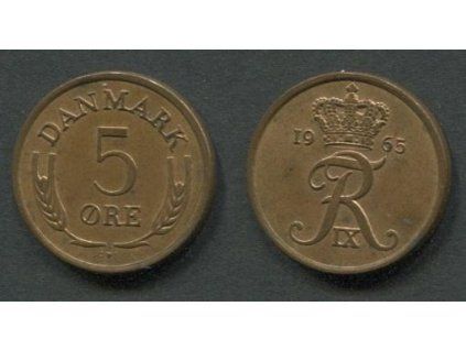 DÁNSKO. 5 öre 1965. KM-848.1