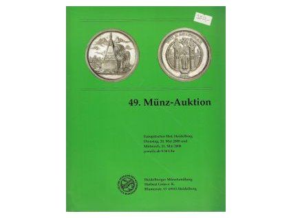 Aukční katalog firmy Heidelberger Munzhandlung, č. 49 / 20.-21.5.2008 - Mince.