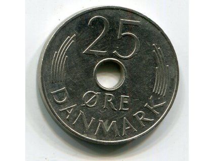DÁNSKO. 25 öre 1975.