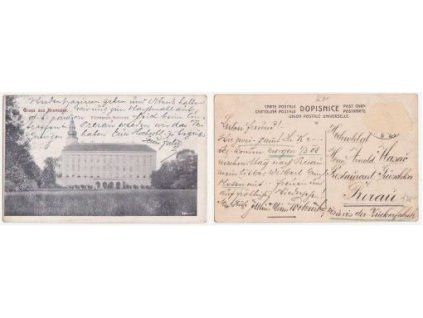 Kroměříž. Arcibiskupský zámek. 1908