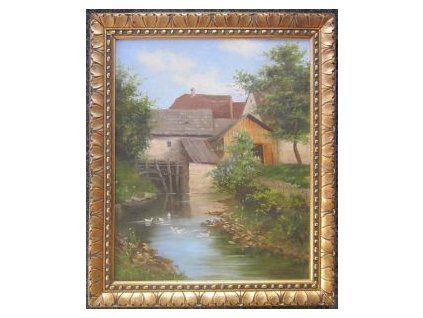PŘIBÍK, Jaroslav: Vesnická idyla.