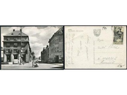 MÍSTEK. Třída Palackého - Státní spořitelna.