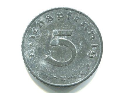 NĚMECKO. 5 Pfennig 1943/E.