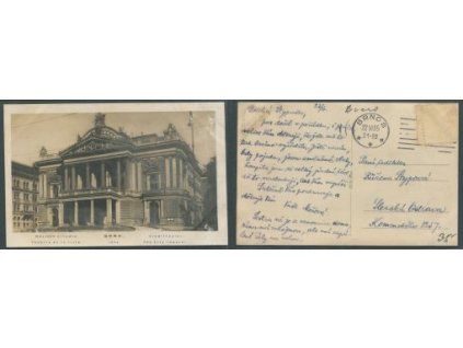 BRNO. Městské divadlo. 1935.