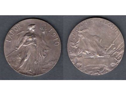 FRANCIE. LABOR 1910 / PROGRES . GLOIRE 1870-71.