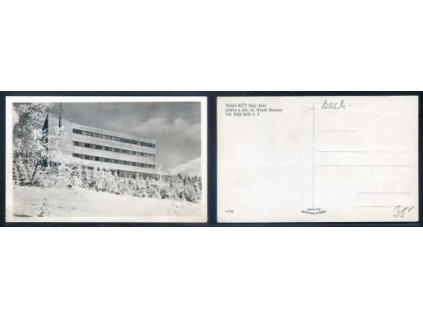 Bílý Kříž. Hotel KČT.