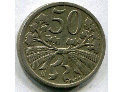 ČESKOSLOVENSKO. 50 haléřů 1931.