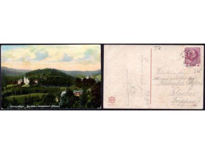JANSKÉ LÁZNĚ / Johannisbad i. Böhmen. Riesengebirge. 1911