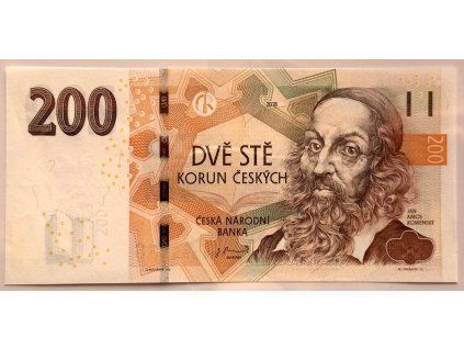 ČESKO. 200 korun 2018. Série M 96. Hej. CZ 32.