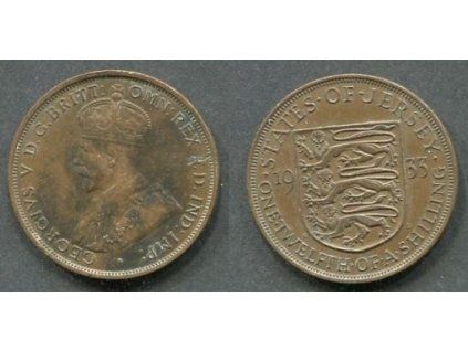 JERSEY. 1/12 shilling 1933.