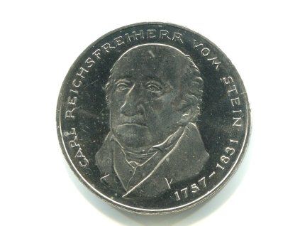 NĚMECKO. 5 Mark 1981/G. Carl Reichtfreiherr von Stein.